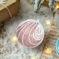 thumbnail image 6 of sruoe Shatterproof Christmas Ball Ornaments Christmas Tree Decorations Holiday Decor 8cm Lace Christmas Balls Blue Party Indoor Outdoor Holiday Decor, 6 of 7