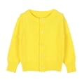thumbnail image 1 of Cardigan pour Fille à Manches Longues, Chandail Boutonné pour Enfant, Cardigan à Col Ras du Cou pour Fille, 1 of 3