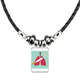 thumbnail image 1 of logo cigarrillo daña el pulmón collar a mano colgante de cuerda de cuero Unbranded M, 1 of 3