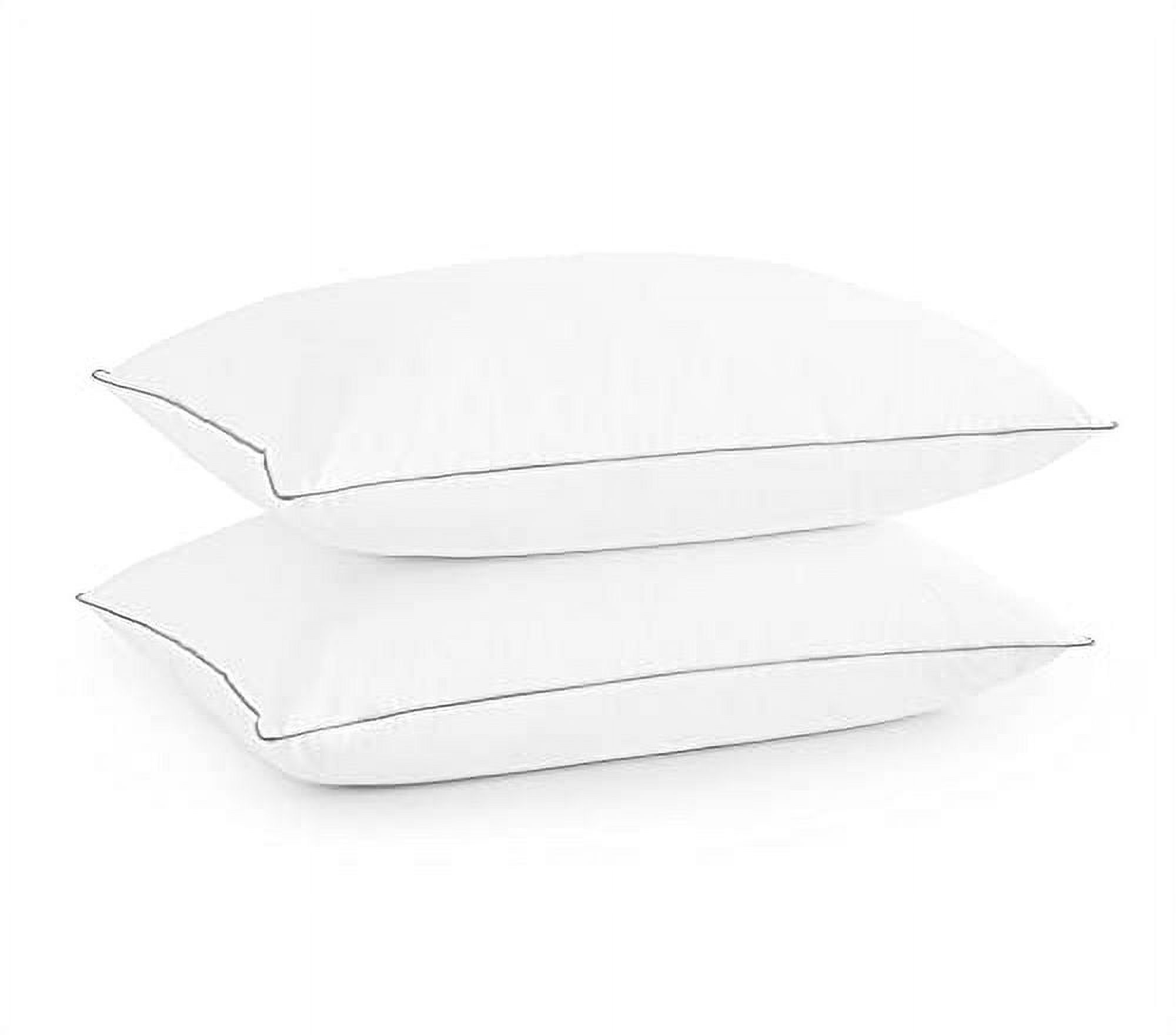 Casa Platino Pillows Standard Size Set of 4 – Soft & Medium Standard Bed Pillow, Luxury Sleep Quality, Easy to Clean, Ideal for Neck Support