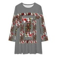 thumbnail image 2 of QUEEN OF HEARTS PLAYING CARDS ARTWORK Loose Dress Evening Dress Summer Dresses for Women Luxury Dress Long Sleeved Dress, 2 of 4