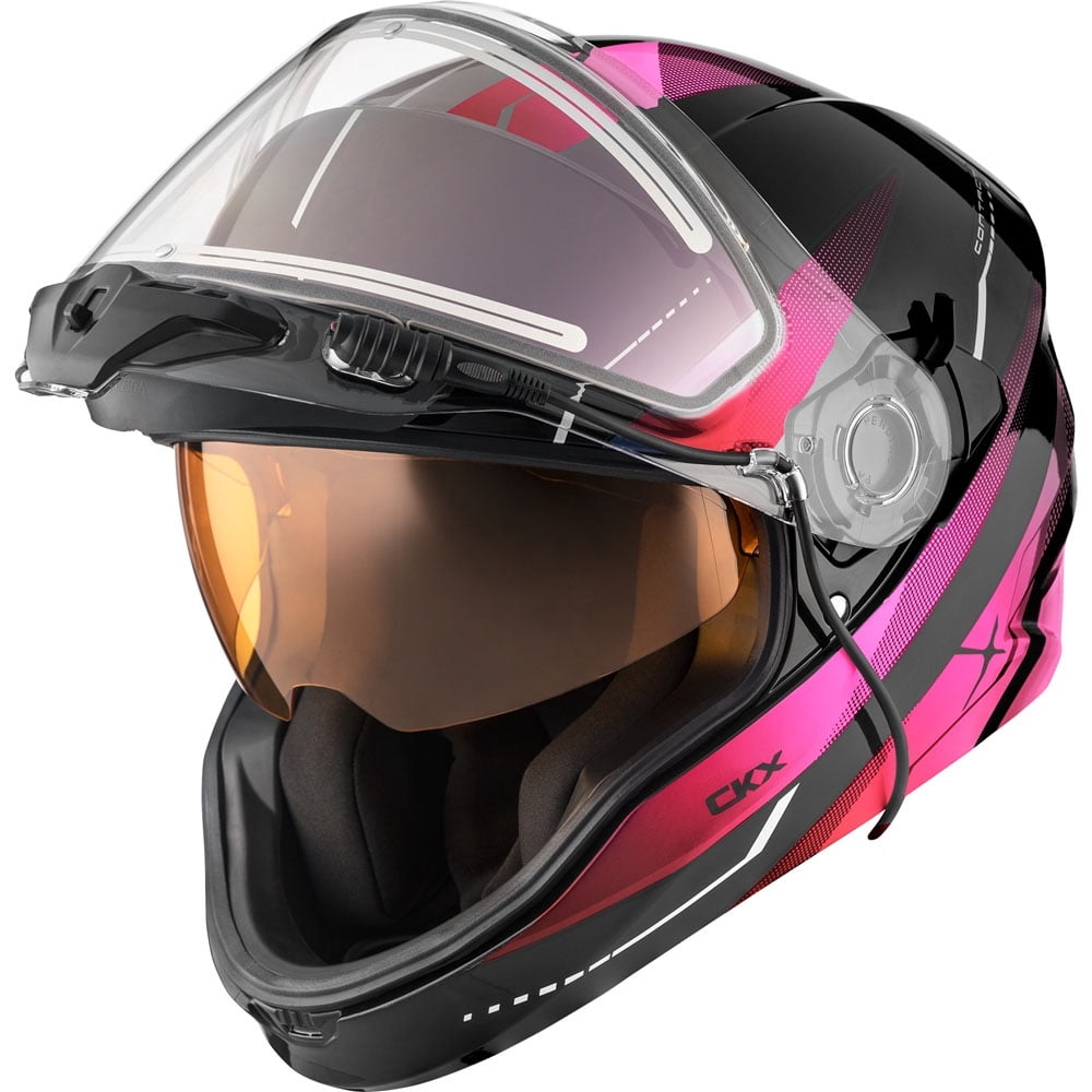CKX Contact Full Face Snowmobile Helmet Artik Gloss Pink 515396