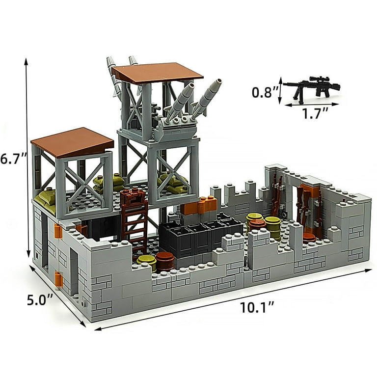 ZHX, Military Base Building Brick Set, Model Code Not Provided