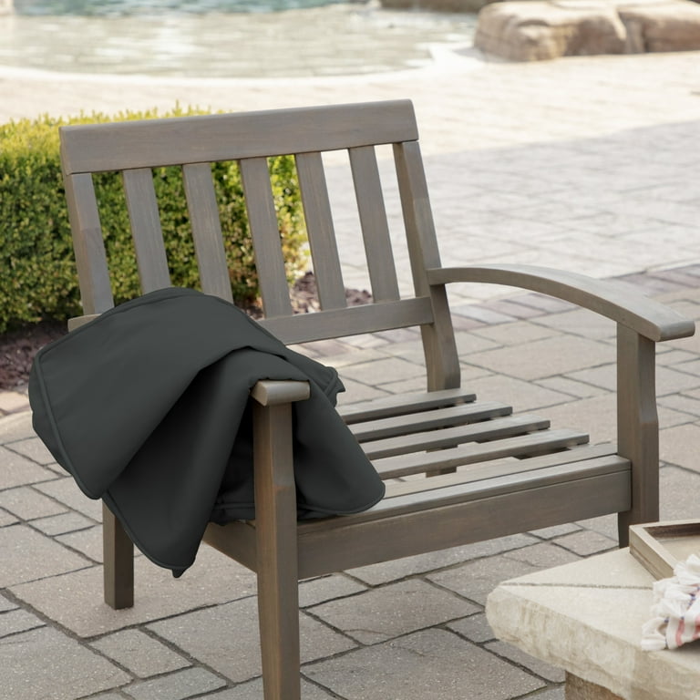 Arden Selections ProFoam Performance Outdoor Deep Seating Cushion Set 22 x 22, Slate Grey