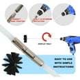 thumbnail image 2 of 15FT Chimney Sweep Cleaning Kit, 13pcs Duct Vent Cleaning Brush Kit, 3.9" Nylon Brush Heads and 11 Rods Detachable Chimney Sweep Set for Fireplace Dryer Vent Sewage Pipe Fume Hood, 2 of 14