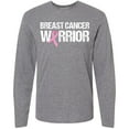 thumbnail image 3 of Inktastic Breast Cancer Warrior Long Sleeve T-Shirt, 3 of 5