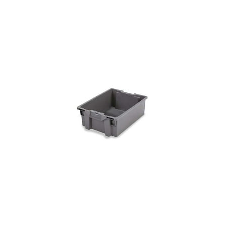 ORBIS Stack-N-Nest Pallet Container 23-5/8""L x 15-3/4""W x 7-1/8""H Gray Polyet