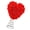 Red A, variant on Preserved Rose Heart Tree for Valentines Wedding Christmas Holiday Decor