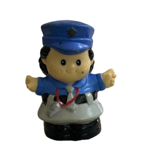 Fisher Price Little People Black Hair Police Officer Girl COP Mom ...