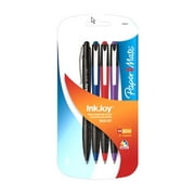 Paper Mate InkJoy Retractable Medium-Point Colored Ink Pens 4-Pack