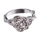 thumbnail image 2 of Xihbxyly Juego de Anillos de Boda de Oro Rosa, Aleación Que Conserva El Color, Joyería para Fiestas de Compromiso, Regalo Ideal para Mujeres, Parejas, Mamás y Ocasiones Especiales. Tamaño Ajustable., 2 of 2