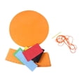 thumbnail image 1 of Kit de materiales para hacer sombreros para niños, manualidades para niños, actividades para jardín de infantes, manualidades hechas a mano Naranja, 1 of 9