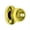 Polished Brass, variant on Nuk3y 1-1/4" Bi Fold Knob with Back Plate (4 Pack)