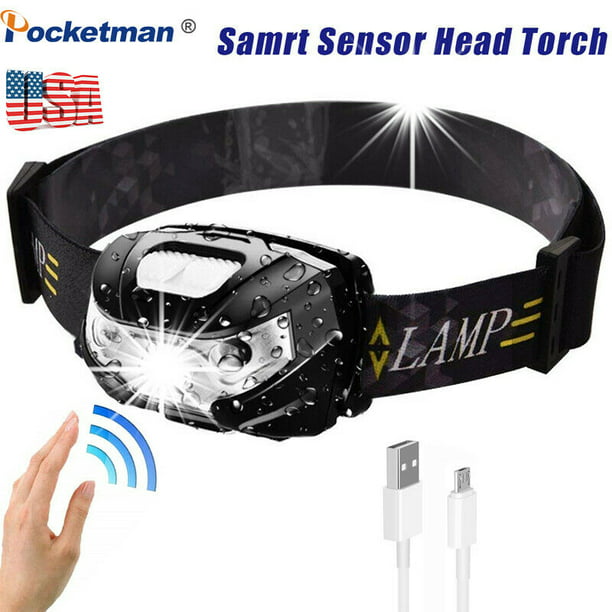 Usb Rechargeable Headlight With Human Body Induction