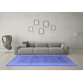thumbnail image 3 of Ahgly Company Indoor Rectangle Oriental Blue Traditional Area Rugs, 6' x 9', 3 of 4