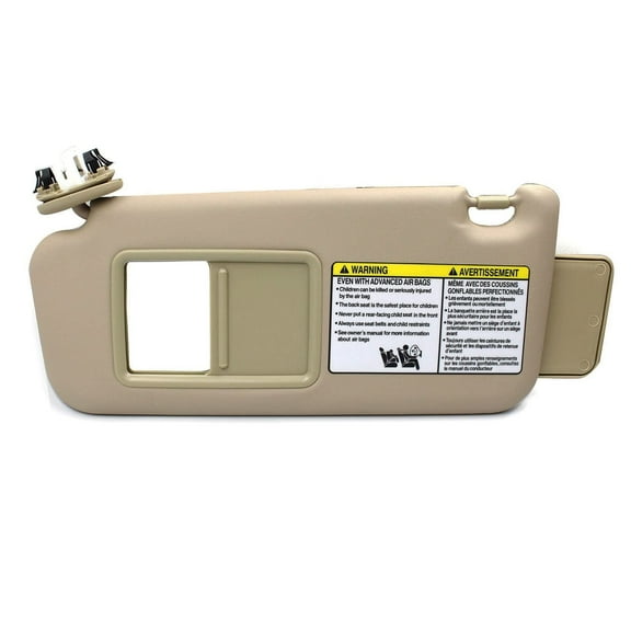 Left Driver Side Sun Visor Gray with Sunroof Compatible with Toyota RAV4 2006 2007 2008 2009 2010 2011 2012 2013 Sunvisor Replaces # 74320-42501-B2