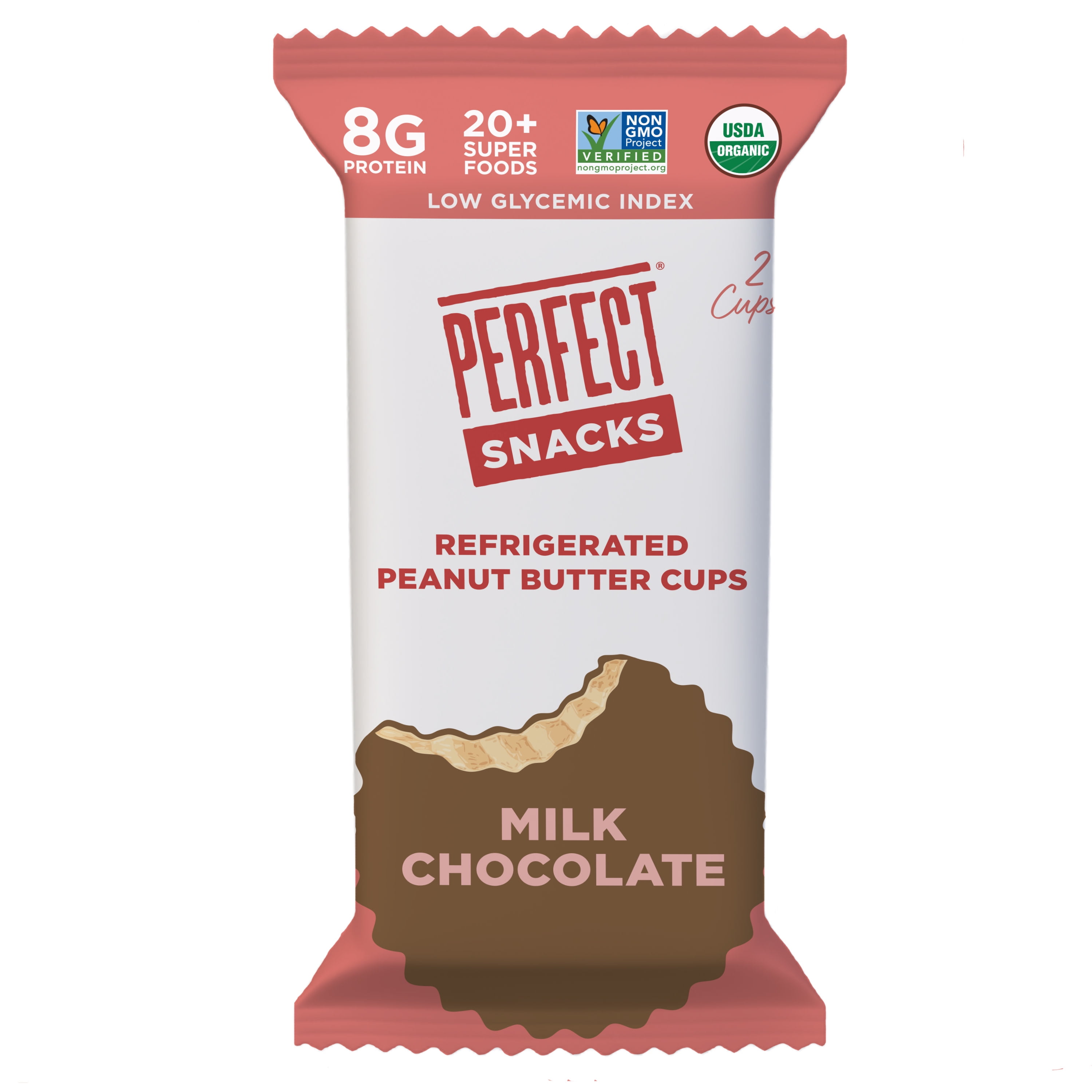 Perfect Snacks Refrigerated Peanut Butter Cups, Milk Chocolate, 1.4