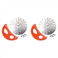 thumbnail image 1 of 2X Tool and Replacement Blade Compatible with Compatible for Jack Lalanne Power Juicer,Juicer Repalcement Parts,2 x Accessories 2 x Crescent tool 6 x screws,Silver&orange, 1 of 6