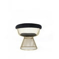 thumbnail image 4 of Modrest Chandler Black Velvet & Gold Dining Chair, 4 of 5