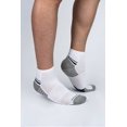 thumbnail image 2 of OTECKA Unisex Performance Quarter Socks with Moisture-Wicking - Cushion Comfort Quarter Socks, White, Small-Medium, 2 of 4