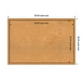 thumbnail image 5 of Amanti Art Natural Cork Board Wood Framed Salon Scoop Copper Bulletin Board 38 in. x 26 in., 5 of 8