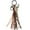 C, variant on Western Tassel Style Leather Cow Head Animal Print Keychain