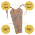 thumbnail image 5 of Leather Bookmarks for Men and Women | Quality Mens Bookmark with Jumping Horse | 2 Smooth Handmade Leather Book Markers for Men Women Book Lovers Readers (7x2") Leather Gift | Sovereign-Gear, 5 of 10