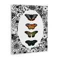 thumbnail image 2 of Stupell Industries Traditional Floral Border Butterfly Lineup Canvas Art, 30 x 40, by Dan Meneely, 2 of 8