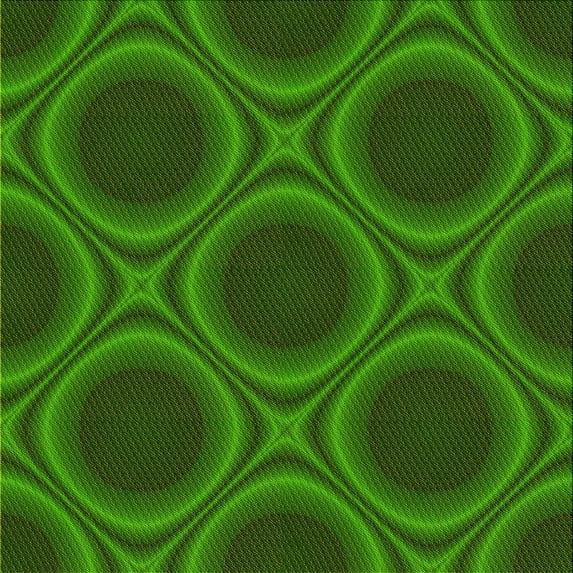 Ahgly Company Indoor Square Patterned Deep Emerald Green Area Rugs, 8' Square
