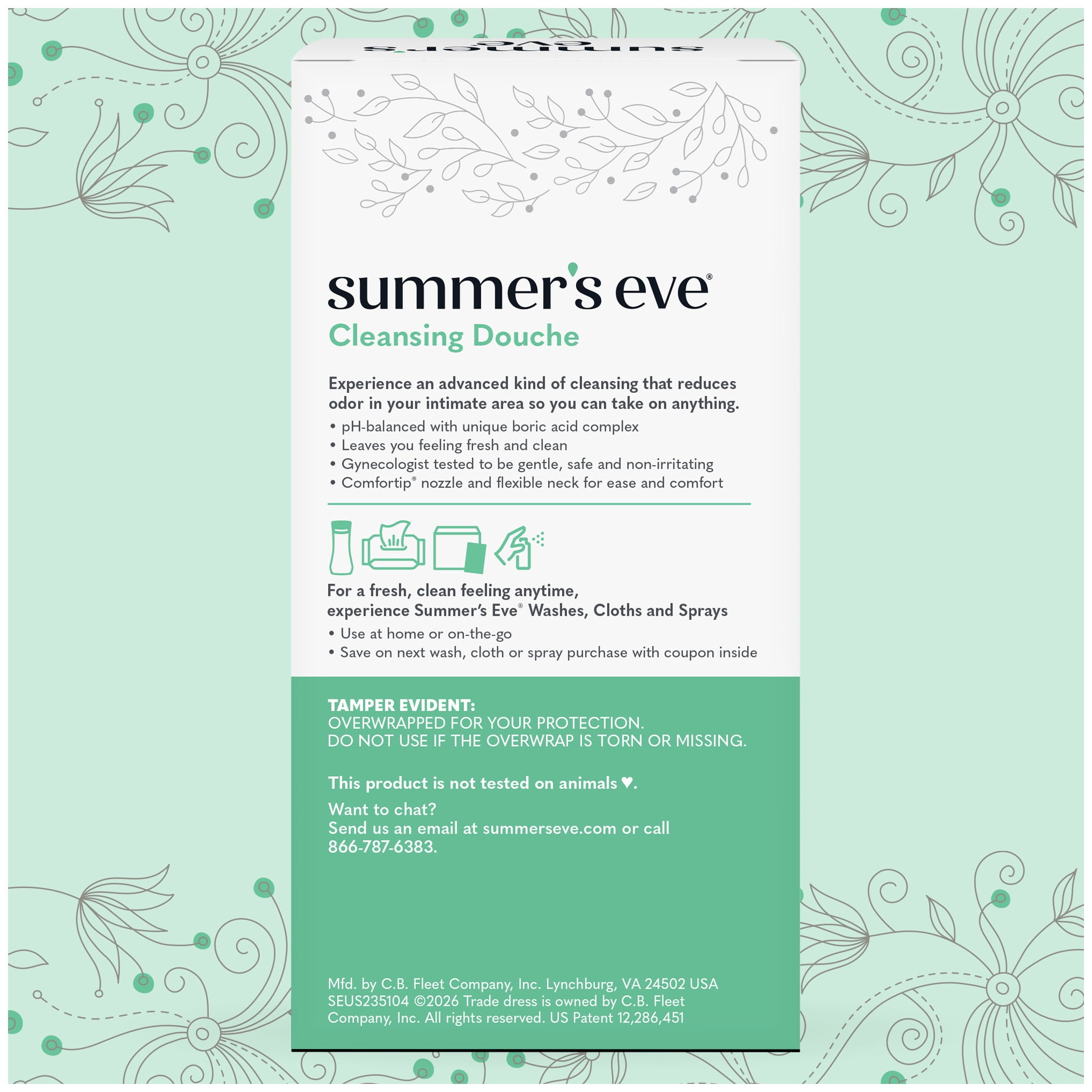 Summer's Eve Vaginal Douche, Complete Clean, 2 Units, 4.5 oz Each