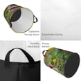 thumbnail image 2 of Balery Flower Crown Guinea Pig Cesta de ropa redonda con asas, impermeable, independiente, para ropa, juguetes, dormitorio y familia-Small, 2 of 6