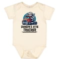 thumbnail image 3 of Inktastic Trucking Grandpa Little Trucker Boys Baby Bodysuit, 3 of 5