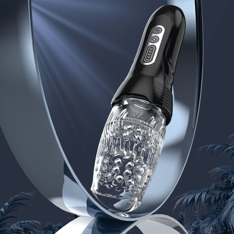 Automatic Male Masturbator Sex Toys,Rahmay Male Sex Toy with 5 Thrusting &  Rotating & 10 Vibrating,Adult Toys Men Masturbation Machine Electric Sex  Toys for Men