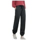 thumbnail image 1 of Gibobby Pantalones deportivos calientes para mujer Pantalones de invierno para mujer, pantalones informales de Color sólido para mantener el calor(Negro,G), 1 of 5