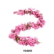 thumbnail image 2 of Naiovety Flores artificiales de Sakura, guirnalda colgante de vid, nupcial de cerezo Oriental falsa, , decoración de pasillo, jardín, boda Kits de decoración para fiestas Rosa roja, 2 of 6