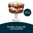 thumbnail image 5 of Libbey Selene Glass Footed Trifle Bowl, Artisan Inspired, Classic Clear Glass Bowl with Pedestal, Trifle Dish for Layered Desserts, Fruit and Salads, 5 of 6
