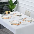 thumbnail image 5 of 15.4" Round Placemat Set of 4 Polyester Fabric Place Mats Non-Slip Dining Kitchen Table Mats for Kitchen Party Decor Simple Cartoon Halloween Pattern, 5 of 5