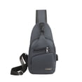 thumbnail image 1 of Xihbxyly Bolso de Hombro Moderno para Hombre, Elegante Bolso Bandolera de Negocios, Bolso de Pecho de Gran Capacidad, para Viajes Al Aire Libre, Diseño Moderno, Correa Ajustable, Ideal para Senderism, 1 of 4