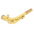 thumbnail image 2 of Brass Alto Saxophone Sax Neck with Clean Cloth Cork Grease Instrument Accessory, 2 of 4