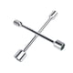 thumbnail image 5 of Lug Wrench 4 vías de la llave cruzada Herramientas de reparación de neumáticos de servicio pesado Tamaños de removolos de tuercas compactos de alta, 5 of 9