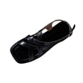 thumbnail image 2 of Viluyesy Womens Flat Sandals, Slingback Square Toe Low Heels Summer Fashion Casual Bohe Shoes Black US7, 2 of 9