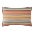 thumbnail image 6 of Brooklyn Loom Sunset Stripe Yarn Dye Orange Cotton 3-Piece Full/Queen Quilt Set, stripe themed, for Men and Women, OEKO-TEX Certified Confidence, 6 of 8