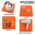 thumbnail image 4 of Tapete de silicona para secado de platos MicoYang naranja 30 x 30 cm, 4 of 9
