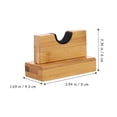 thumbnail image 2 of FRCOLOR 2 Pairs of Wooden Baseball Bat Holder Stable Bat Display Rack Desktop Bat Stand Decorative Bat Organizers Baseball Bat Storage Racks, 2 of 8