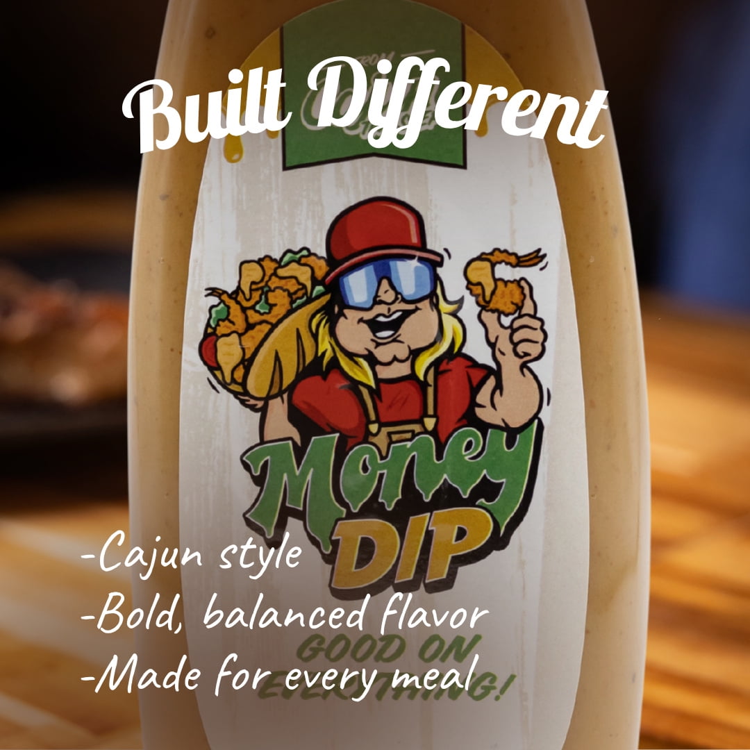 Cajun Two Step Money Dip, Dipping Sauce, 11.5 oz