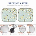 thumbnail image 6 of Haiem Bees Car Windshield Sun Shade (2 Pieces) Foldable Windshield Sun Shade Car Accessories for Truck SUV Pickup-Medium, 6 of 7