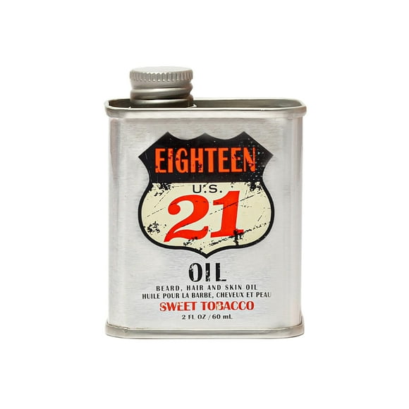 18.21 Man Made Hair, Skin & Beard Oil for Men Sweet Tobacco Scent - Non-Greasy, Conditioning Balm with Castor Seed, Jojoba, and Argan Oils - Premium Tattoo and Mustache Care Products 2