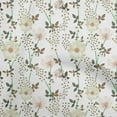 thumbnail image 1 of oneOone Cotton Silk White Fabric Watercolor Floral Fabric For Sewing Printed Craft Fabric By The Yard 42 Inch Wide-aA, 1 of 5