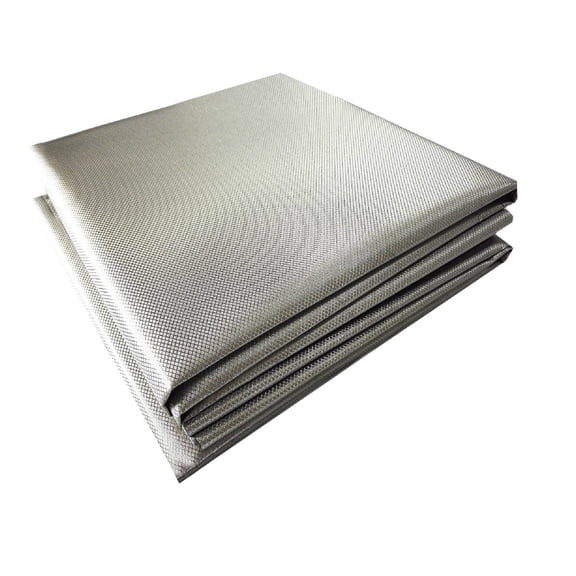 Radiation Emf Shielding Cloth High Conductivity For Blocking Rfid Wifi Rf Lf Signals, Multiple Sizes Available (1*1.1M, 2*1.1M, 3*1.1M) For Making Curtains Phone Pockets