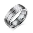 thumbnail image 1 of Bague pour Homme en Carbure de Titane 100 % Alliances Décontractées Classique Cadeau pour Petit Ami, 1 of 5